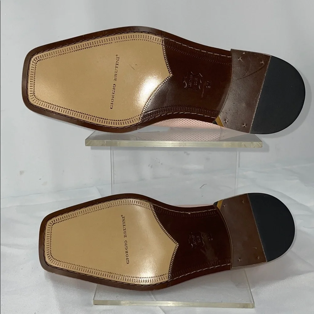 VINTAGE GIORGIO BRUTINI MENS PRIVATE COLLECTION LEATHER LACE UP SHOES FTL-02-193